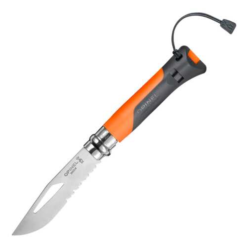 Туристический нож Opinel 001577 №8 Specialist Outdoor Tangerine в Спортландия