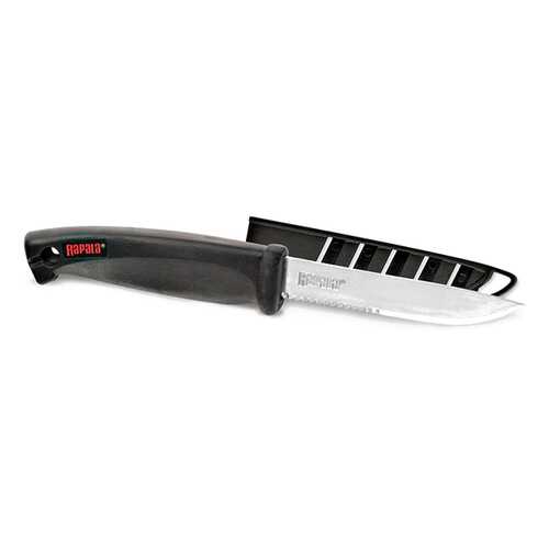 Туристический нож Rapala Fishermans Utility Knife / RUK4 черный в Спортландия