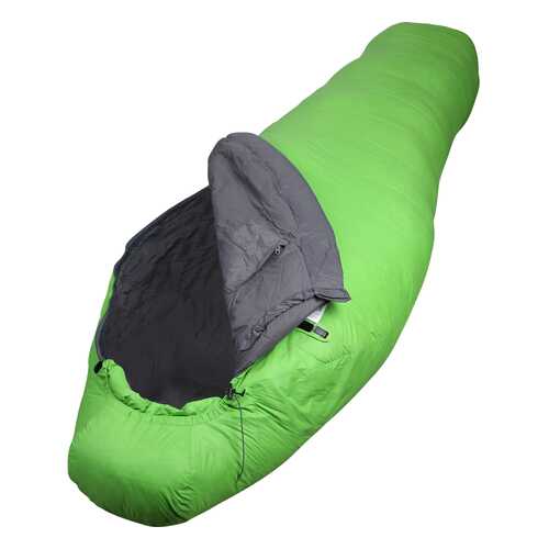 Спальный мешок пуховый Adventure Comfort лайм 220x85x55 в Спортландия