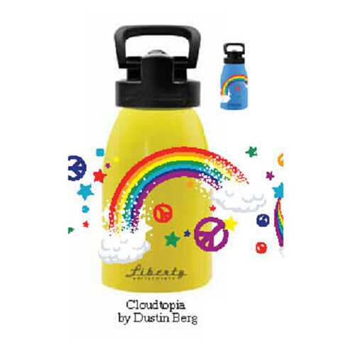Liberty фляга Kids Cloudtopia by Dustin Berg / 473 мл. / жёлтая / коробка / Liberty в Спортландия
