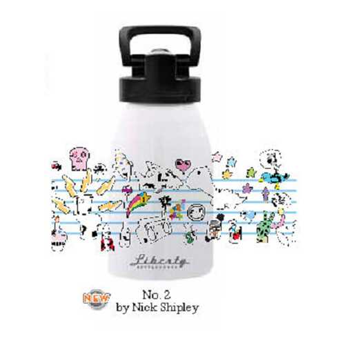 Liberty фляга Kids No.2 by Nick Shipley / 473 мл. / белая / коробка / Liberty в Спортландия