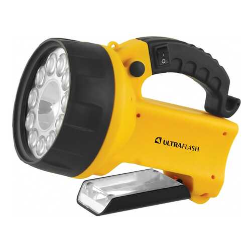 Туристический фонарь Camelion Ultraflash Akku Profi LEDUF3753LED желтый/черный, 3 режима в Спортландия