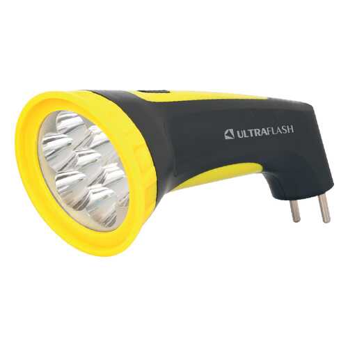 Туристический фонарь Ultraflash LED3807M черный/желтый, 2 режима в Спортландия