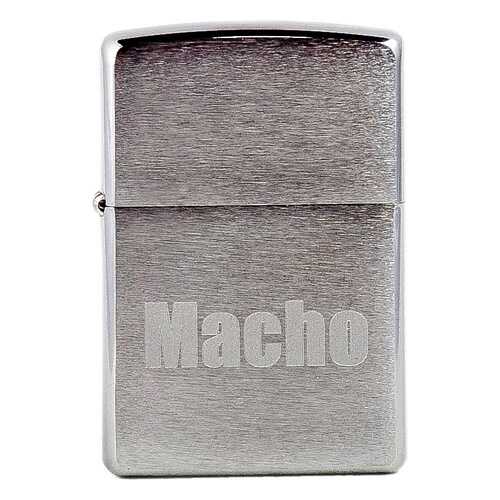 Зажигалка Zippo №200 Macho Brushed Chrome в Спортландия