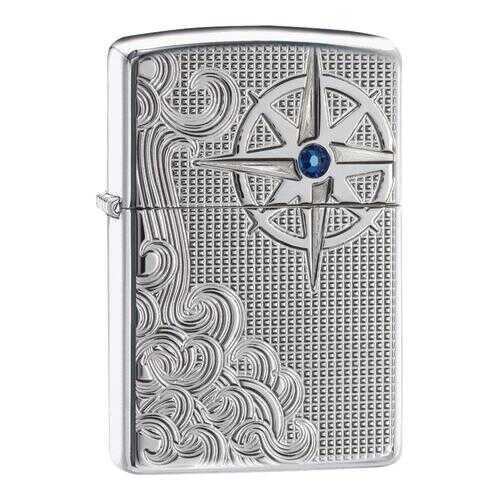 Зажигалка Zippo Armor Nautical Waves High Polish Chrome в Спортландия