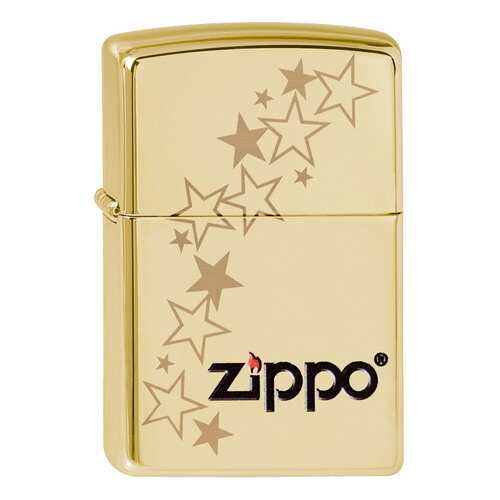 Зажигалка Zippo Classic 254B Zippo Stars High Polish Brass в Спортландия