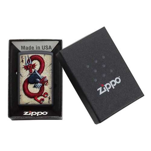 Зажигалка Zippo Dragon Ace Black Matte в Спортландия