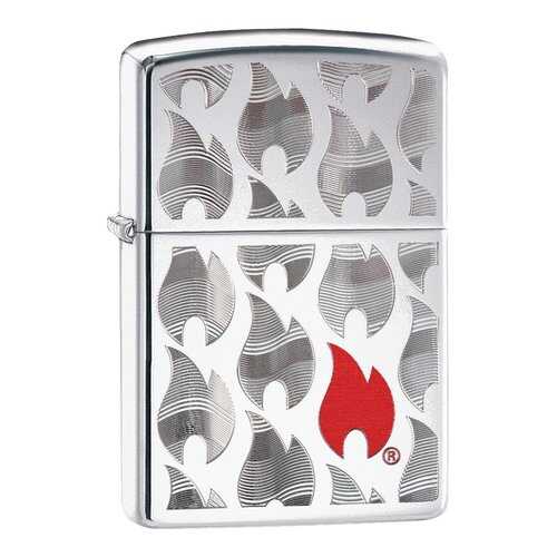 Зажигалка Zippo Flames Design 29678 High Polish Chrome в Спортландия