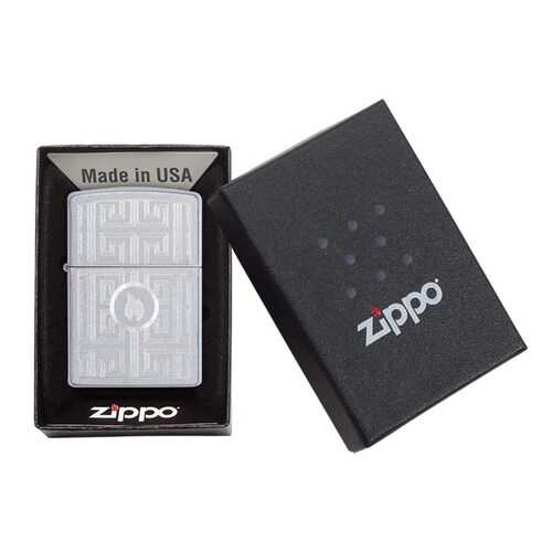 Зажигалка Zippo Labyrinth Satin Chrome в Спортландия