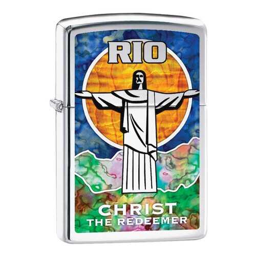 Зажигалка Zippo Rio Christ The Redeemer High Polish Chrome в Спортландия