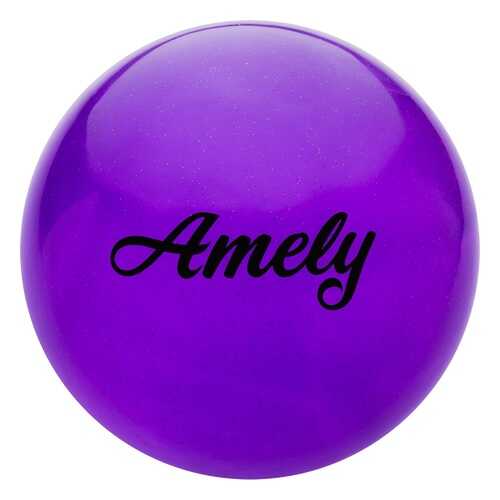 Мяч гимнастический Amely AGB-102, фиолетовый, 19 см в Спортландия