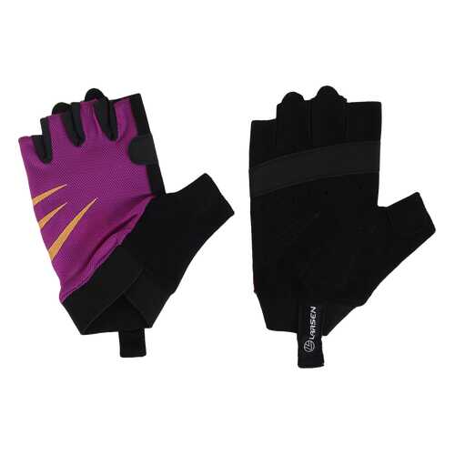 Перчатки для фитнеса Larsen 01-17, цвет: purple/black, размер S в Спортландия