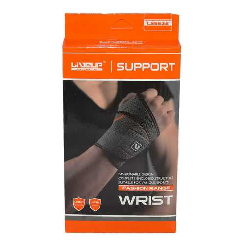 Суппорт запястья LiveUp Wrist Support LS5632, черный в Спортландия