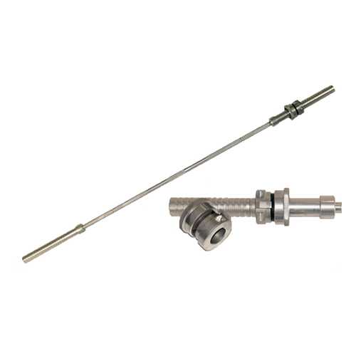 Barbell 2200 мм d 50 мм замок олимпийский особо прочная сталь 600 кг в Спортландия