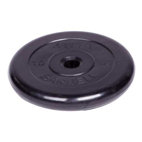 Barbell d 51 мм черный 10,0 кг Atlet в Спортландия