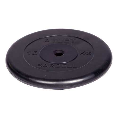 Barbell d 51 мм черный 15,0 кг Atlet в Спортландия