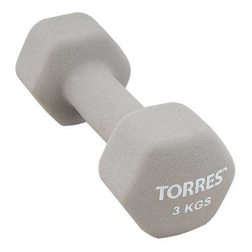 Гантель неопреновая Torres PL55013 3 кг 3 кг в Спортландия
