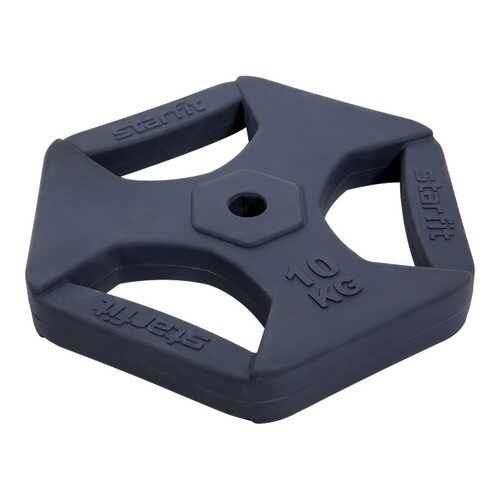 Starfit Диск обрезиненный с хватами BB-205 10 кг, d=26 мм в Спортландия
