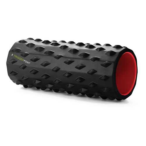 Ролик с массажным покрытием Trigger Point Carbon 680 г, 33 x 13,9 см, черный в Спортландия