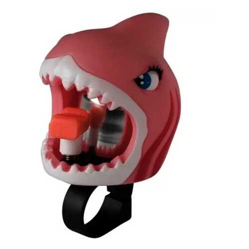 Велосипедный звонок Crazy Safety Pink Shark розовый в Спортландия