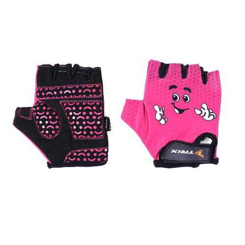 Велосипедные перчатки Trix LCL-K-65112, pink, 4,5 в Спортландия