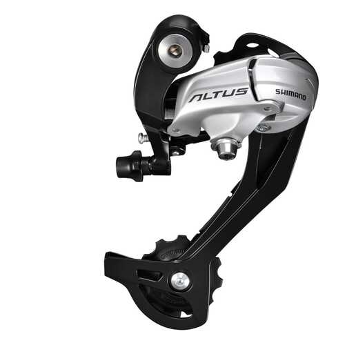 Переключатель задний Shimano Altus M370 SGS 9 ск серебро ERDM370SGSS в Спортландия