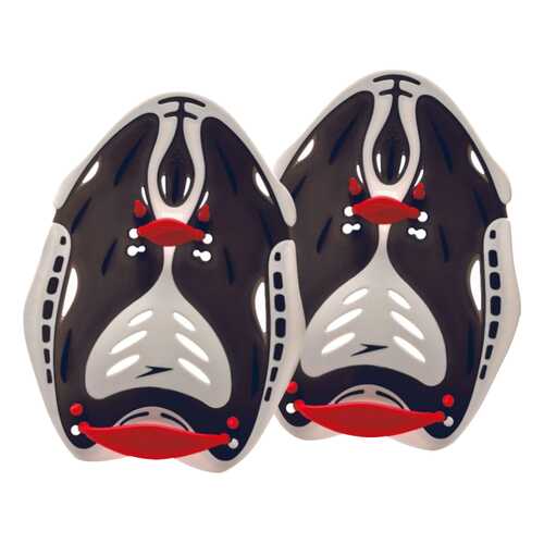 Лопатки для плавания Speedo Biofuse Power Paddle 8-731560 черные/серые/красные L в Спортландия