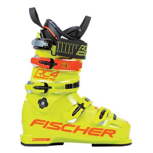 Горнолыжные ботинки Fischer RC4 Curv 130 Vacuum Full Fit 2018, yellow, 29.5 в Спортландия