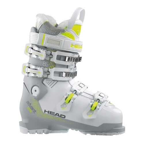 Горнолыжные ботинки HEAD Advant Edge 85 W 2018, white/gray/neon yellow, 24.5 в Спортландия