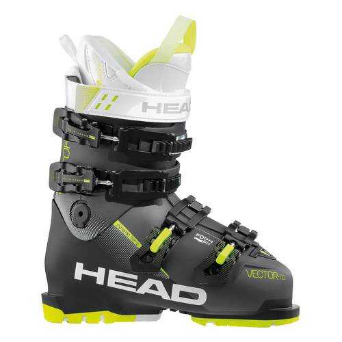 Горнолыжные ботинки HEAD Vector Evo 110 S W 2018, anthracite/black/neon yellow, 23.5 в Спортландия