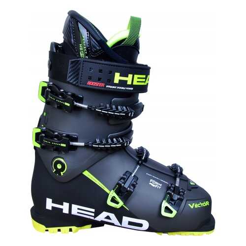 Горнолыжные ботинки HEAD Vector Evo 130 S 2018, anthracite/black/neon yellow, 30 в Спортландия