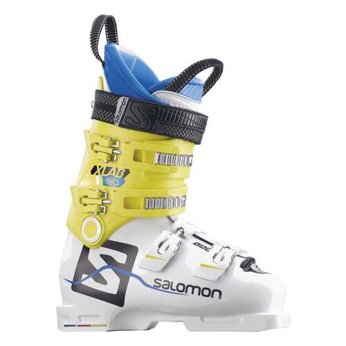 Горнолыжные ботинки Salomon X Lab 90 2018, white/yellow, 24.5 в Спортландия
