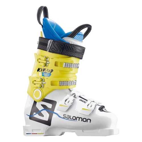 Горнолыжные ботинки Salomon X Lab 90 2018, white/yellow, 26.5 в Спортландия