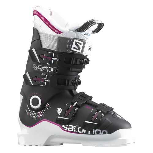 Горнолыжные ботинки Salomon X Max 110 W 2017, black/white/rubine, 24.5 в Спортландия