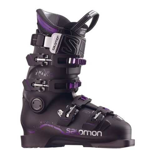 Горнолыжные ботинки Salomon X Max 120 W 2018, metablack/black/purple, 26.5 в Спортландия
