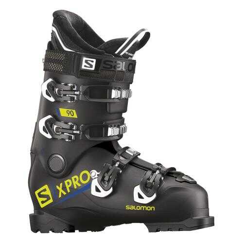 Горнолыжные ботинки Salomon X Pro 90 2019, black/acid green, 27.5 в Спортландия